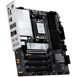 MSI PRO B850M-P WIFI, mATX, Socket AM5, 4x DDR5 Dual Channel DDR5 up to 8200(OC)MHz, 4x PCIe x16 slot, 3x M.2 slot, 4x USB 2.0, 