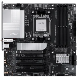 MSI PRO B850M-P WIFI, mATX, Socket AM5, 4x DDR5 Dual Channel DDR5 up to 8200(OC)MHz, 4x PCIe x16 slot, 3x M.2 slot, 4x USB 2.0, 