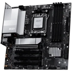 MSI PRO B850M-P WIFI, mATX, Socket AM5, 4x DDR5 Dual Channel DDR5 up to 8200(OC)MHz, 4x PCIe x16 slot, 3x M.2 slot, 4x USB 2.0, 