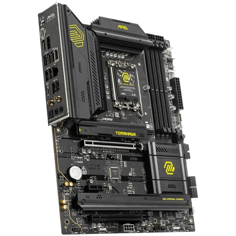 MSI MAG B860 TOMAHAWK WIFI, ATX, LGA 1851, 4x DDR5 Dual Channel DDR5 up to 9200(OC)MHz, 2x PCIe x16 slot, 3x M.2 slot, 4x USB 2.