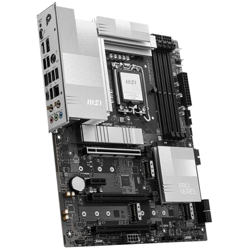 MSI PRO Z890-P WIFI, LGA 1851, Dual Channel DDR5 up to 9200(OC)MHz, 3x PCIe x16 slots, 4x M.2 slot, 4xUSB 2.0, 2xUSB 5Gbps A, 1x