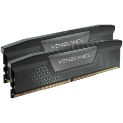 CORSAIR DDR5, 6400MT/s 64GB 2x32GB DIMM, 32-40-40-84, Std PMIC, XMP 3.0, VENGEANCE DDR5 Black Heatspreader, 1.4V - 1