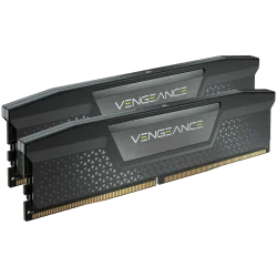 CORSAIR DDR5, 6400MT/s 64GB 2x32GB DIMM, 32-40-40-84, Std PMIC, XMP 3.0, VENGEANCE DDR5 Black Heatspreader, 1.4V - 1