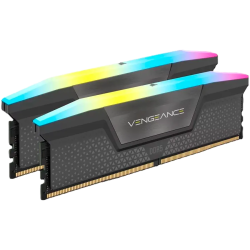 CORSAIR DDR5, 6000MT/s 32GB 2x16GB DIMM, Unbuffered, 36-44-44-96, Std PMIC, AMD EXPO & Intel XMP, VENGEANCE RGB DDR5 Grey Heatsp