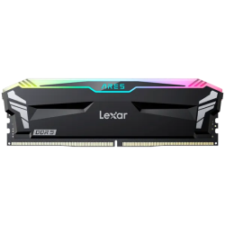 Lexar 32GB Kit (2x16GB) Ares DDR5 6000 CL32 1.35V heatsink, Non-RGB lighting, Dual pack, Black Color - 1