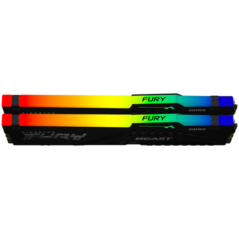 Kingston 32GB 6000MT/s DDR5 CL30 DIMM (Kit of 2) FURY Beast RGB EXPO - 1