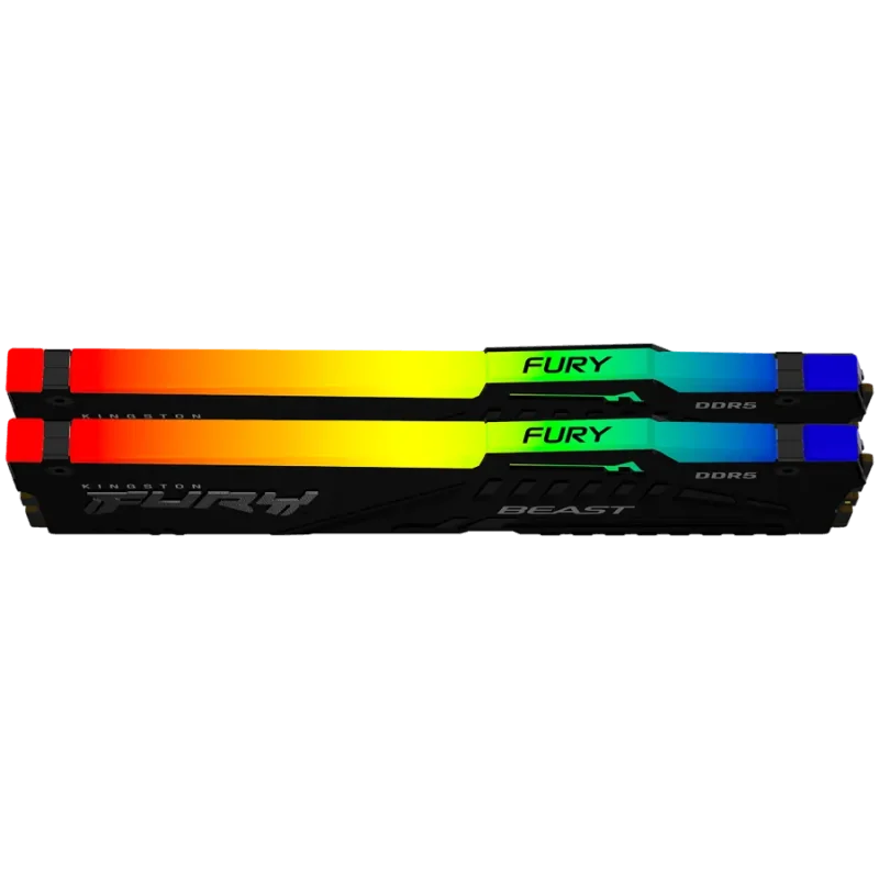 Kingston 32GB 6000MT/s DDR5 CL30 DIMM (Kit of 2) FURY Beast RGB EXPO - 1