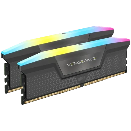 CORSAIR VENGEANCE RGB DDR5 64GB (2 x 32GB) DDR5 6000 CL40-50-50-96 1.35V Intel XMP & AMD EXPO - GREY - 1