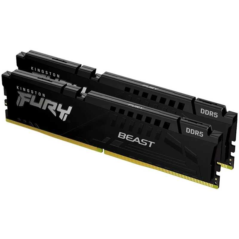 Kingston DRAM 32GB 5600MT/s DDR5 CL36 DIMM (Kit of 2) FURY Beast Black EXPO - 1
