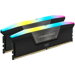 CORSAIR VENGEANCE RGB DDR5 64GB (2 x 32GB) DDR5 6400 CL42-52-52-104 1.35V Intel XMP - BLACK - 2
