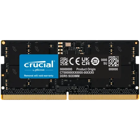 Crucial 16GB DDR5-5600 SODIMM CL46 (16Gbit) - 1