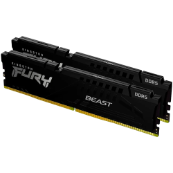 Kingston 64GB 5600MT/s DDR5 CL36 DIMM (Kit of 2) FURY Beast Black - 1