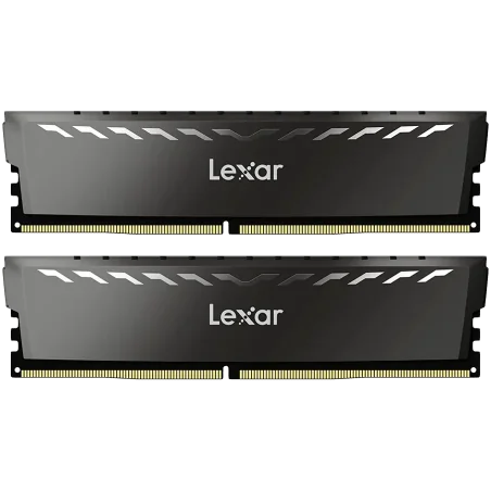 Lexar 2x16GB THOR DDR4 3200 UDIMM XMP Memory with heatsink. Dual pack - 1