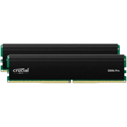 Crucial Pro OC 32GB Kit (2X16GB) DDR5-6400 UDIMM CL38 Black - 1