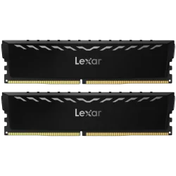 Lexar 2x8GB THOR DDR4 3600 UDIMM XMP Memory with Black heatsink. Dual pack - 1