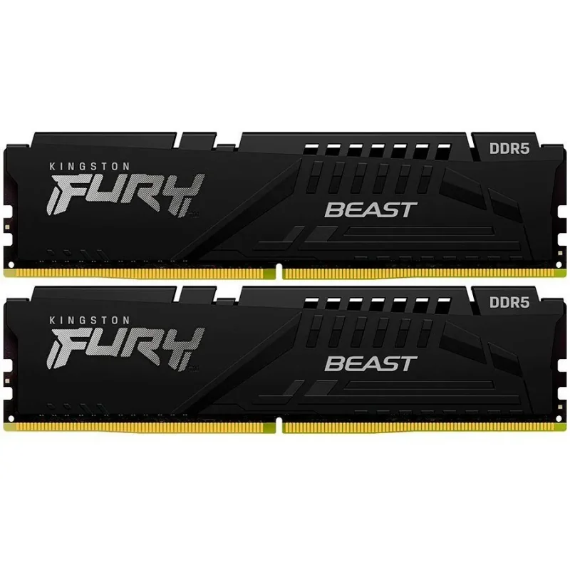 Kingston 32GB 6000MT/s DDR5 CL30 DIMM (Kit of 2) FURY Beast Black EXPO - 1