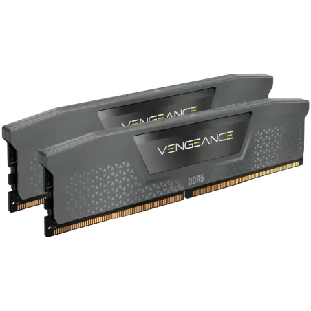 CORSAIR DDR5, 6000MT/s 32GB 2x16GB DIMM, Unbuffered, 36-44-44-96, Std PMIC, AMD EXPO & Intel XMP, VENGEANCE DDR5 Grey Heatspread