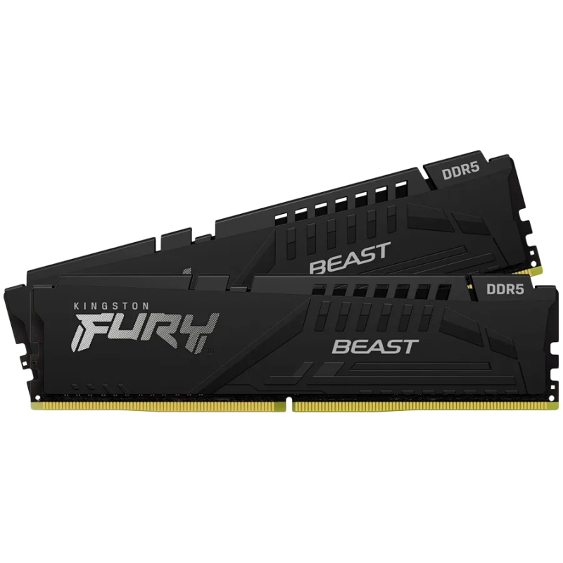 Kingston 32GB 6000MT/s DDR5 CL36 DIMM (Kit of 2) FURY Beast Black EXPO - 1