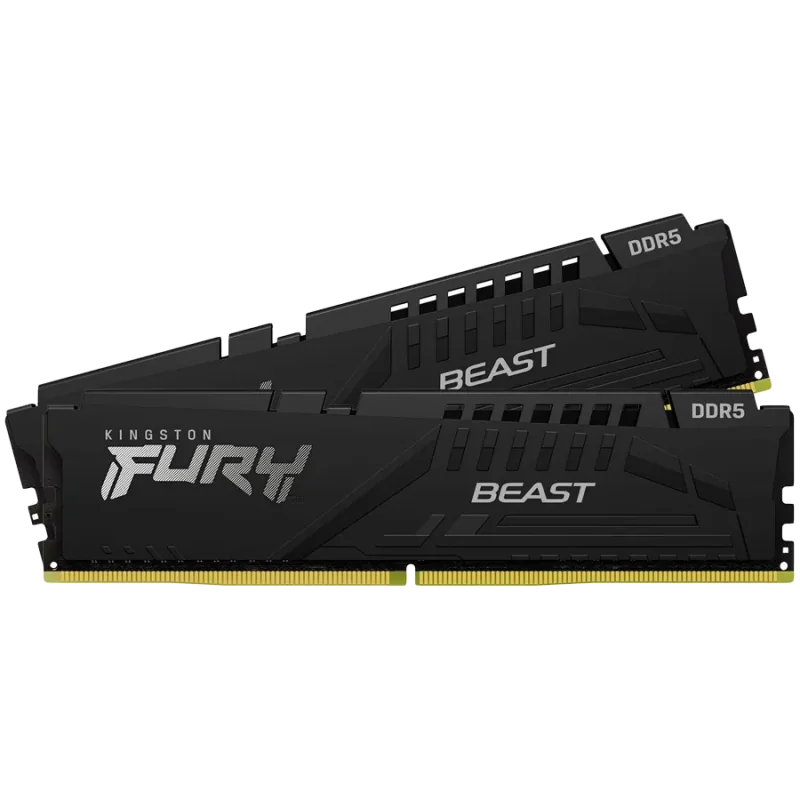 Kingston 32GB 6000MT/s DDR5 CL36 DIMM (Kit of 2) FURY Beast Black EXPO - 1