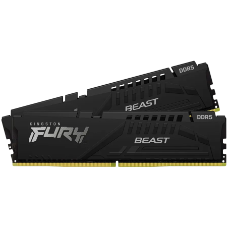 Kingston 32GB 6000MT/s DDR5 CL36 DIMM (Kit of 2) FURY Beast Black EXPO - 1