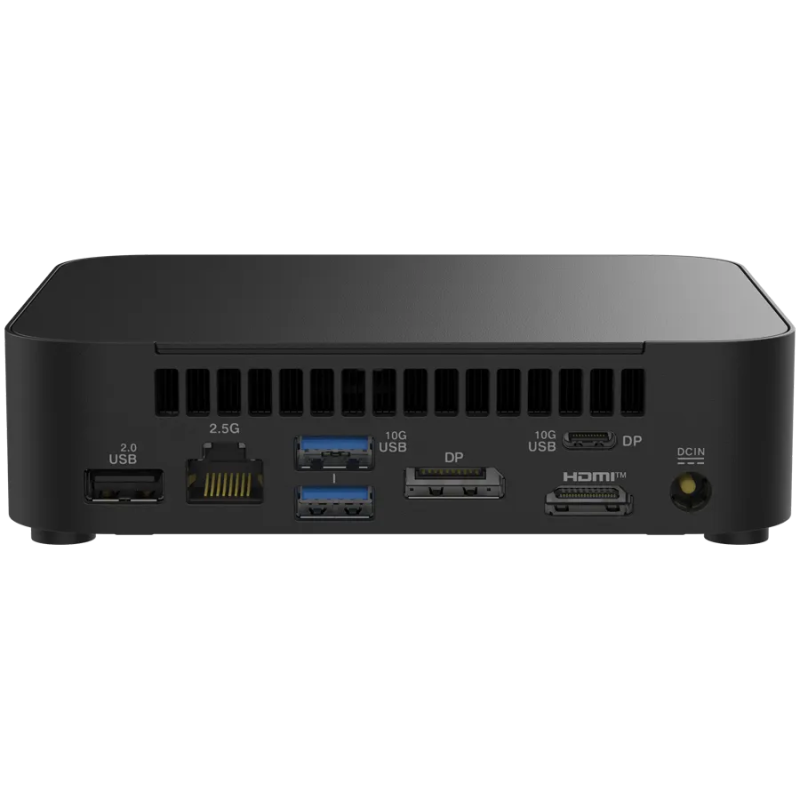 ASUS NUC 14 Essential/RNUC14MNK2500002/N250 Processor/1xDDR5-4800 SO-DIMM/5xUSB Type-A/2xUSB Type-C/3.5mm jack/ M.2 22x80 NVMe a