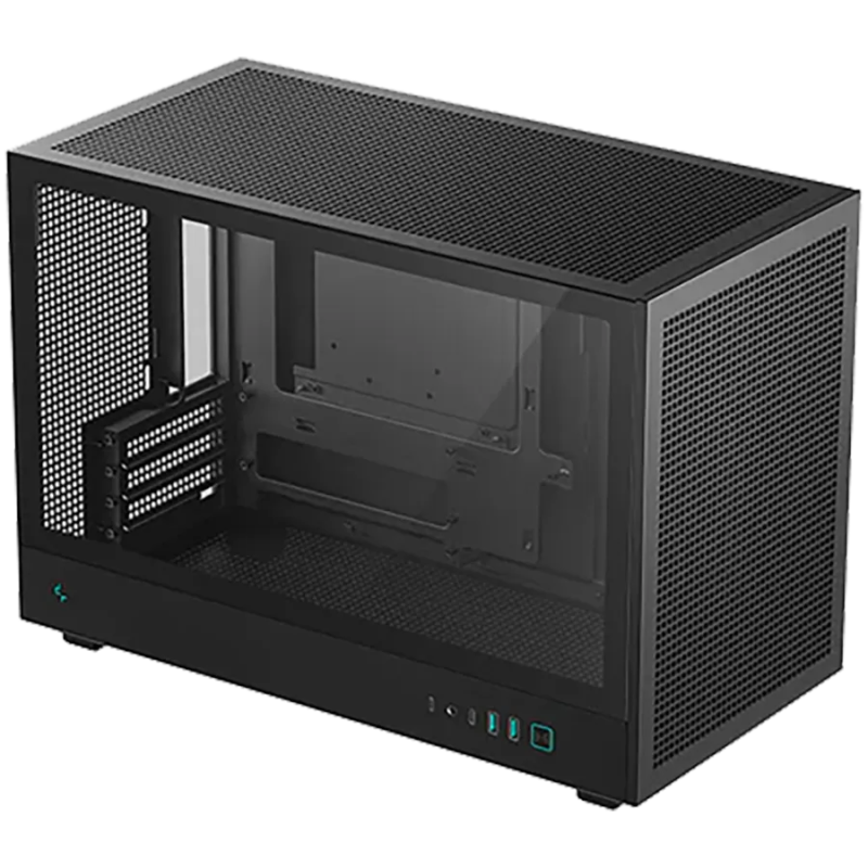 DeepCool CH260, Mini Tower, Mini-ITX, 2xUSB3.0, 1xType-C Gen 2, 1xAudio, Mesh Panel, Black, 2Y, R-CH260-BKNGM0-G-1 - 1