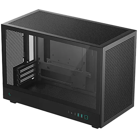 DeepCool CH260, Mini Tower, Mini-ITX, 2xUSB3.0, 1xType-C Gen 2, 1xAudio, Mesh Panel, Black, 2Y, R-CH260-BKNGM0-G-1 - 1