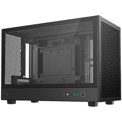 DeepCool CH260, Mini Tower, Mini-ITX, 2xUSB3.0, 1xType-C Gen 2, 1xAudio, Mesh Panel, Black, 2Y, R-CH260-BKNGM0-G-1 - 2