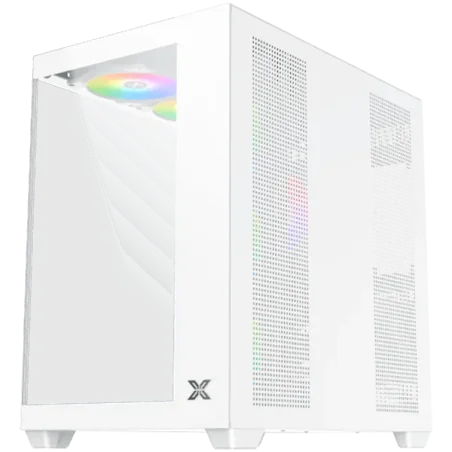 Aqua V Air Arctic (White, ATX, U3x2+Type C, 2PCS TG, 6PCS Z22A Arctic Reverse & 1PC Z22A Arctic & ARGB Remote Control Kit) - 1