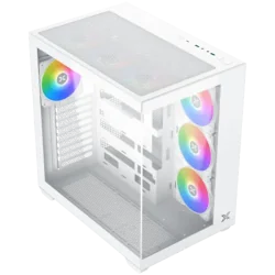 Aqua V Air Arctic (White, ATX, U3x2+Type C, 2PCS TG, 6PCS Z22A Arctic Reverse & 1PC Z22A Arctic & ARGB Remote Control Kit) - 3