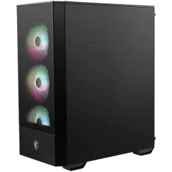 MSI MAG FORGE 112R, Mid-Tower, ATX/M-ATX/ITX, 2x USB 3.2 Gen 1 Type-A, 1x Audio/1x Mic, Insta-light Loop Button, ARGB Hub, 4x 12