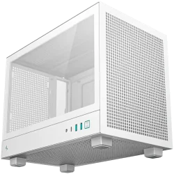 DeepCool CH160 PLUS WH, Mini Tower, Mini-ITX/Micro-ATX, 2xUSB3.0, 1xType-C Gen 2, 1xAudio/Mic, Mesh Panel, White, R-CH160-WHNGM0