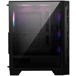 MSI MAG FORGE 120A AIRFLOW, Mid-Tower, ATX/M-ATX/ITX, 2x USB 3.2 Gen 1 Type-A, 1x Audio/1x Mic, LED On/Off Button, ARGB Hub, 6x 