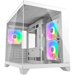 COUGAR FV150 Mini RGB PC Case, Mid tower, White - 1