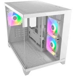 COUGAR FV150 Mini RGB PC Case, Mid tower, White - 2