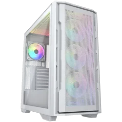 COUGAR UNIFACE RGB PC Case, Mid Tower, White - 1