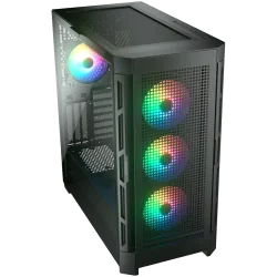 COUGAR DUOFACE PRO RGB PC Case, Mid Tower, Black - 2