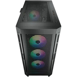 COUGAR DUOFACE PRO RGB PC Case, Mid Tower, Black - 4
