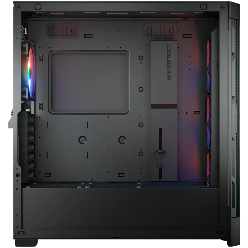 COUGAR DUOFACE PRO RGB PC Case, Mid Tower, Black - 1