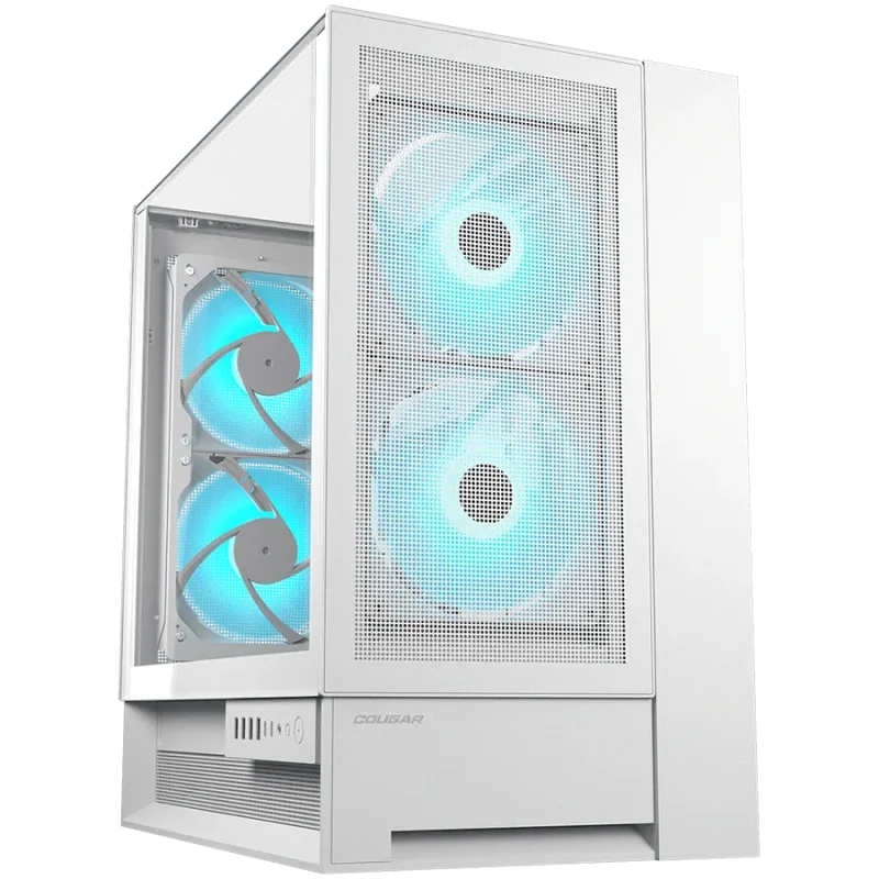 COUGAR OmnyX PC Case, Mid Tower, White - 1