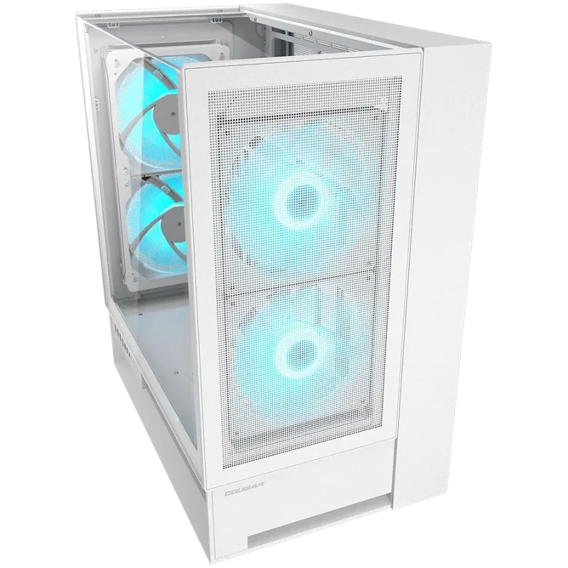 COUGAR OmnyX PC Case, Mid Tower, White - 1