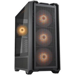 COUGAR MX600 PC Case, Mid Tower, Black - 1