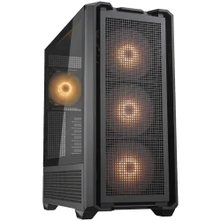 COUGAR MX600 PC Case, Mid Tower, Black - 1