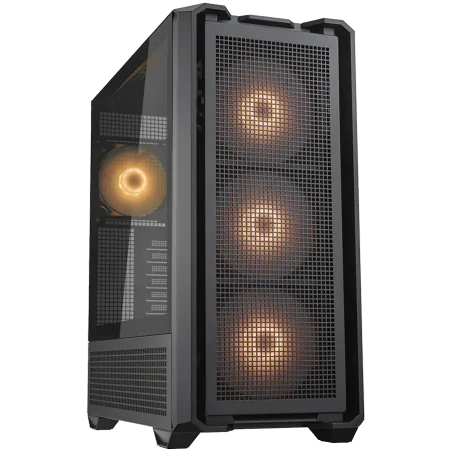 COUGAR MX600 PC Case, Mid Tower, Black - 1