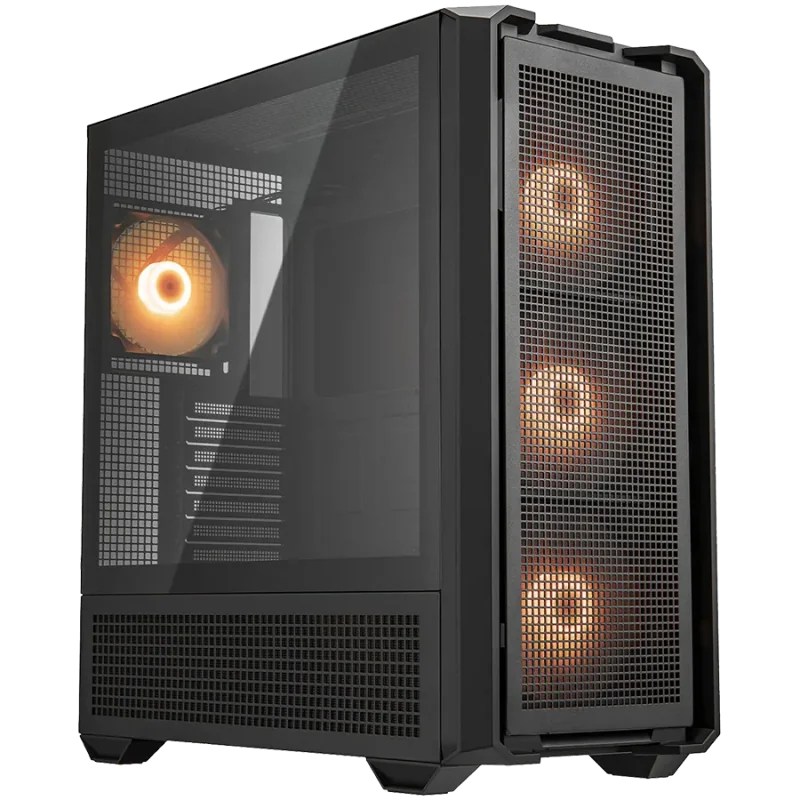 COUGAR MX600 PC Case, Mid Tower, Black - 1
