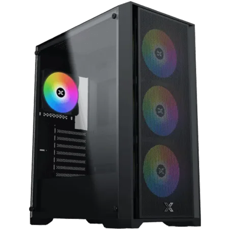 Gaming X II, EN42850, BK, EATX, U3x1 & U2x2, Front Mesh Grill & Left TG, 4PCS Z20A & ARGB Control PCB - 1