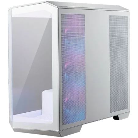 MSI MAG PANO M100R PZ WHITE, Micro - ATX Tower, M-ATX(Back-connect supported) / ITX, 1x USB 3.2 Gen 1 Type-A, 1xUSB 3.2 Gen2x2 T