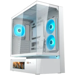 COUGAR CFV235 Vision PC Case, Mid Tower, White - 1