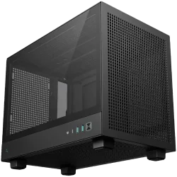 DeepCool CH160, Mini Tower, Mini-ITX, 2xUSB3.0, 1xType-C Gen 2, 1xAudio, Mesh Panel, Black, R-CH160-BKNGI0-G-1 - 2