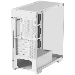DeepCool CG580 WH, Mid Tower, Mini-ITX/Micro-ATX/ATX, Rear Connector support, 2xUSB3.0, 1xAudio, Tempered Glass, Mesh Panel, Whi